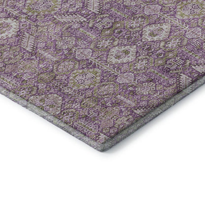 Premium Machine Washable Mayfield  Lavender 1'8" x 2'6" Rug