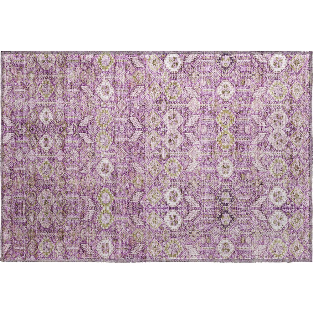 Premium Machine Washable Mayfield  Lavender 1'8" x 2'6" Rug