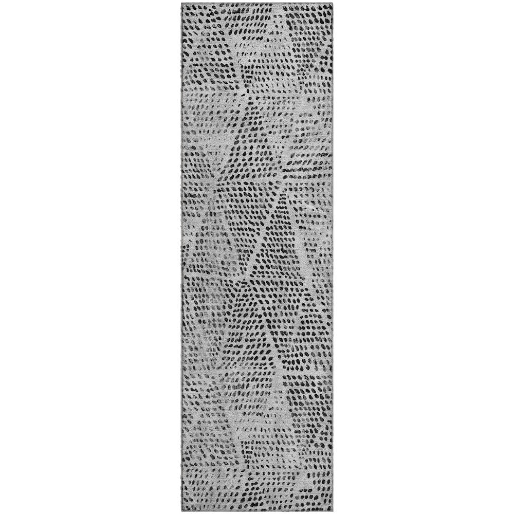 Premium Machine Washable Mayfield  Pewter 2'3" x 7'6" Runner Rug
