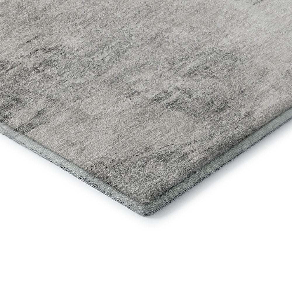 Premium Machine Washable Mayfield  Silver 1'8" x 2'6" Rug