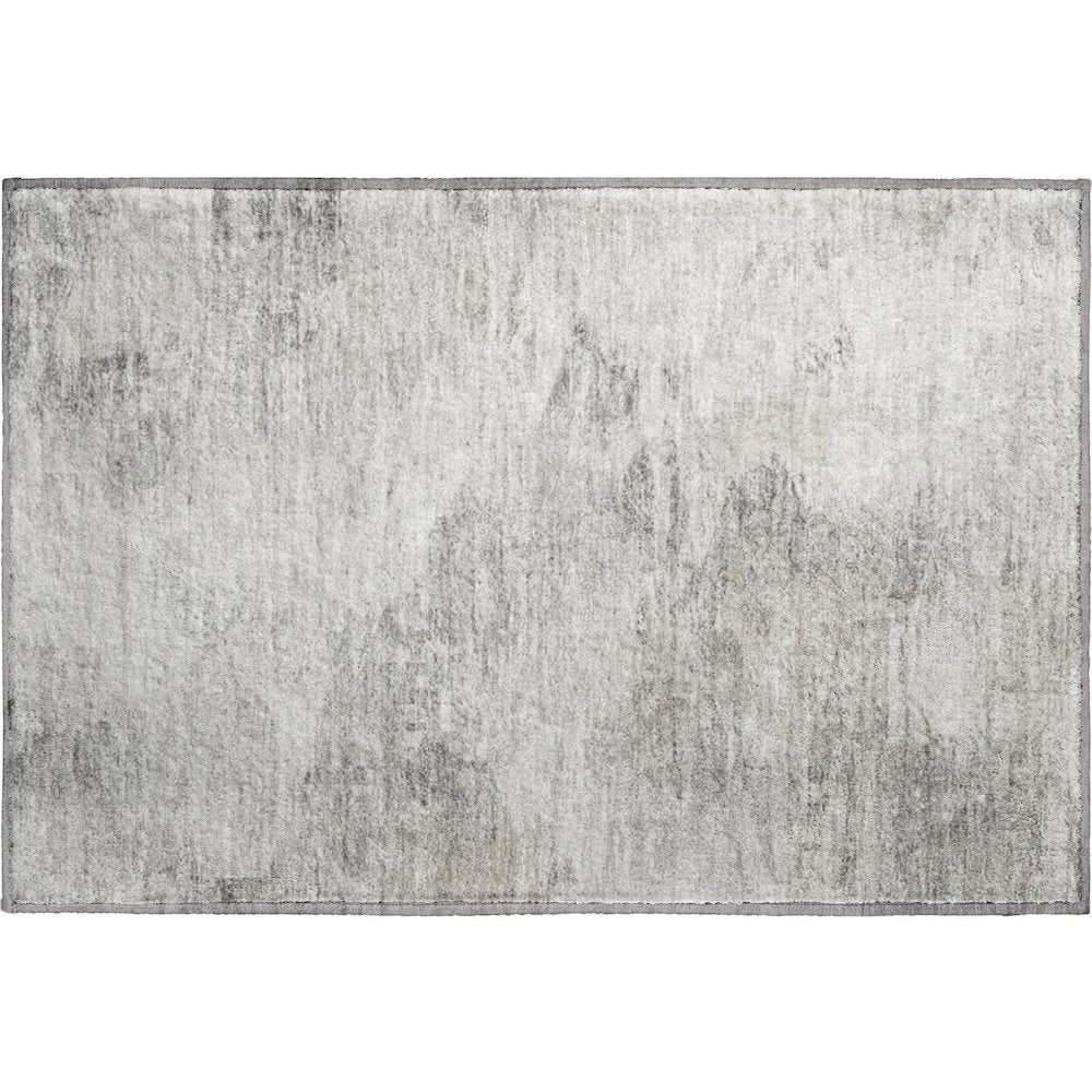 Premium Machine Washable Mayfield  Silver 1'8" x 2'6" Rug