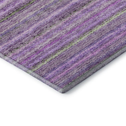 Premium Machine Washable Mayfield  Purple 1'8" x 2'6" Rug