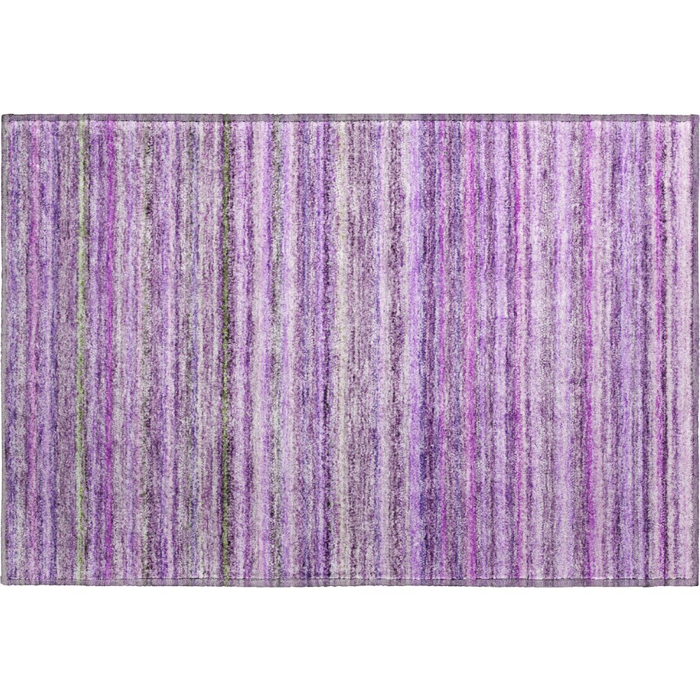Premium Machine Washable Mayfield  Purple 1'8" x 2'6" Rug