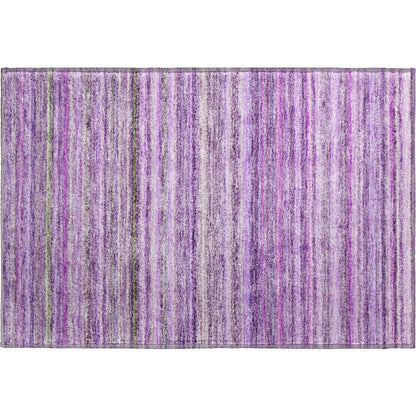 Premium Machine Washable Mayfield  Purple 1'8" x 2'6" Rug