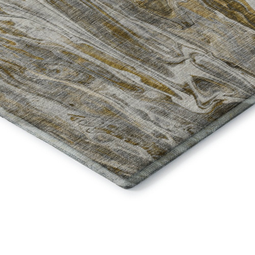 Premium Machine Washable Mayfield  Brown 1'8" x 2'6" Rug