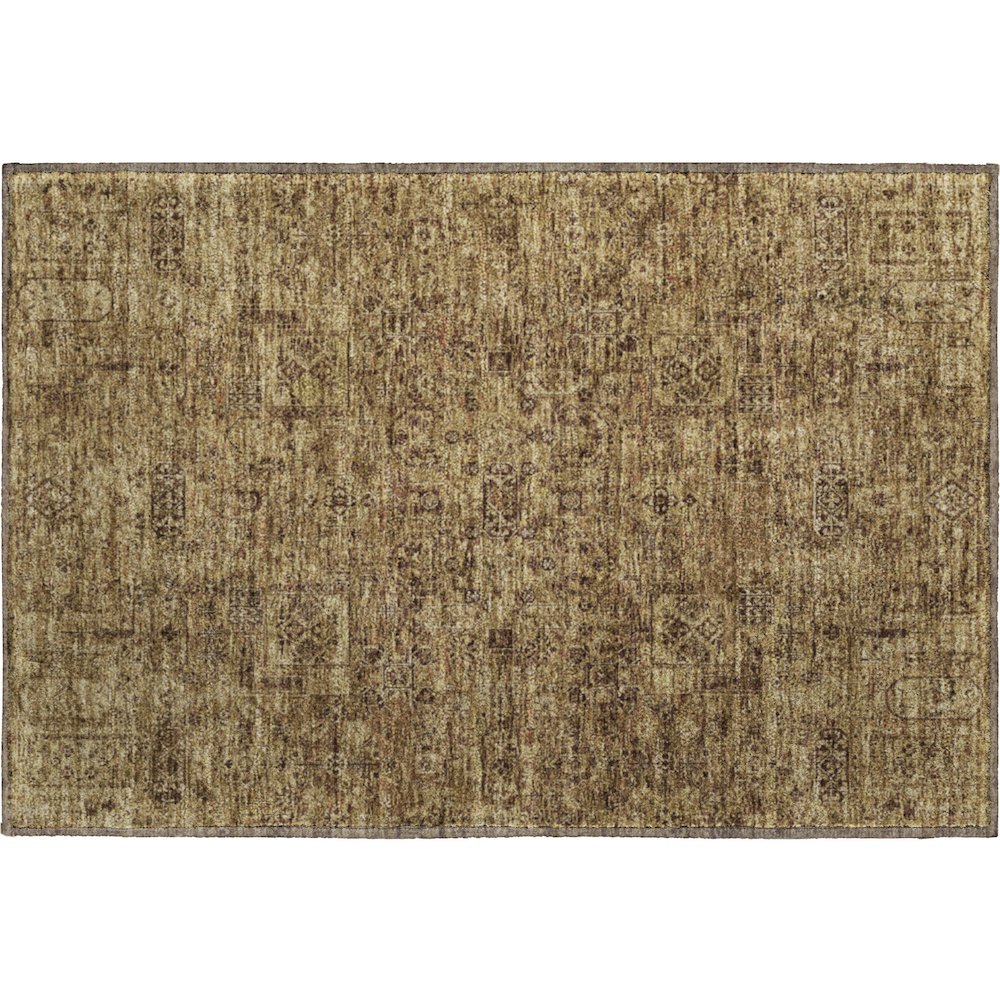 Premium Machine Washable Mayfield  Mocha 1'8" x 2'6" Rug