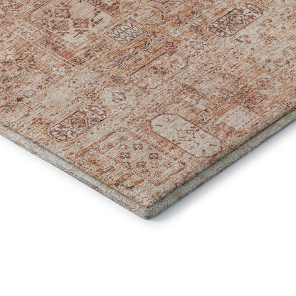 Premium Machine Washable Mayfield  Salmon 1'8" x 2'6" Rug