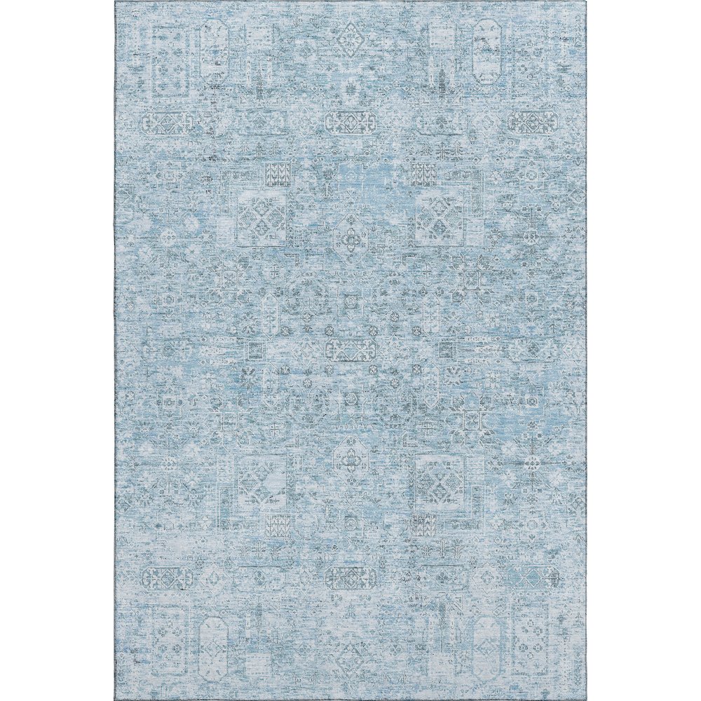 Premium Machine Washable Mayfield  Sky 2'6" x 3'10" Rug