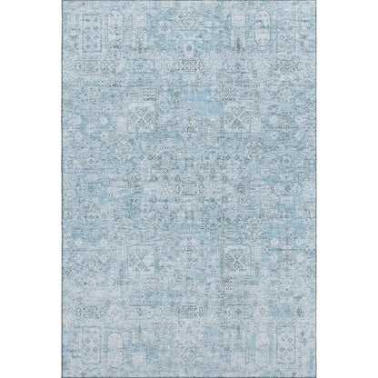 Premium Machine Washable Mayfield  Sky 2'6" x 3'10" Rug