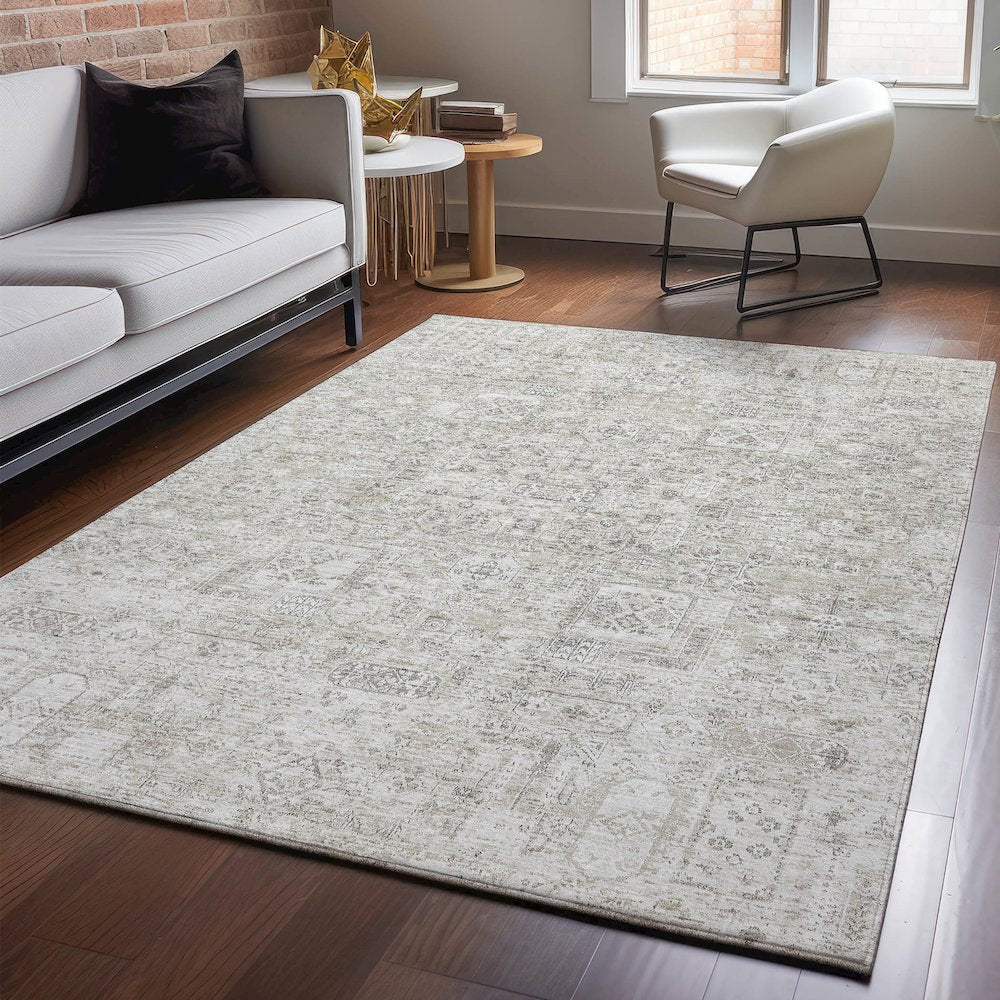 Premium Machine Washable Mayfield  Taupe 2'6" x 3'10" Rug