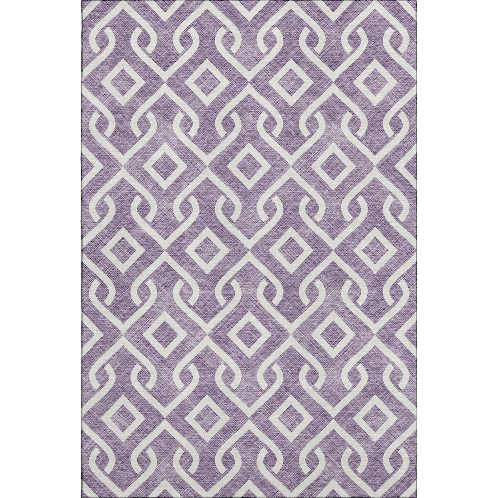 Premium Machine Washable Mayfield  Purple 2'6" x 3'10" Rug