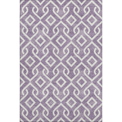 Premium Machine Washable Mayfield  Purple 2'6" x 3'10" Rug