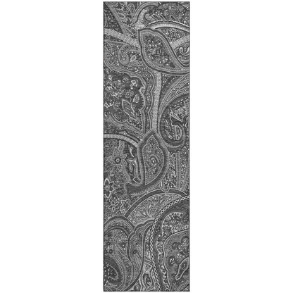 Premium Machine Washable Mayfield  Gray 2'3" x 7'6" Runner Rug