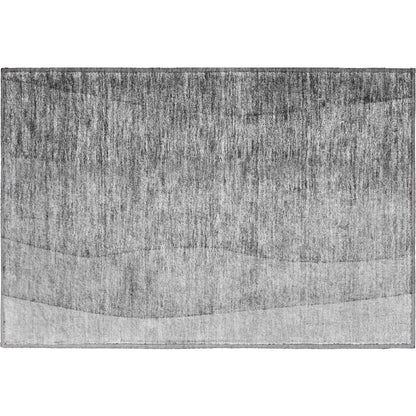 Premium Machine Washable Mayfield  Gray 1'8" x 2'6" Rug