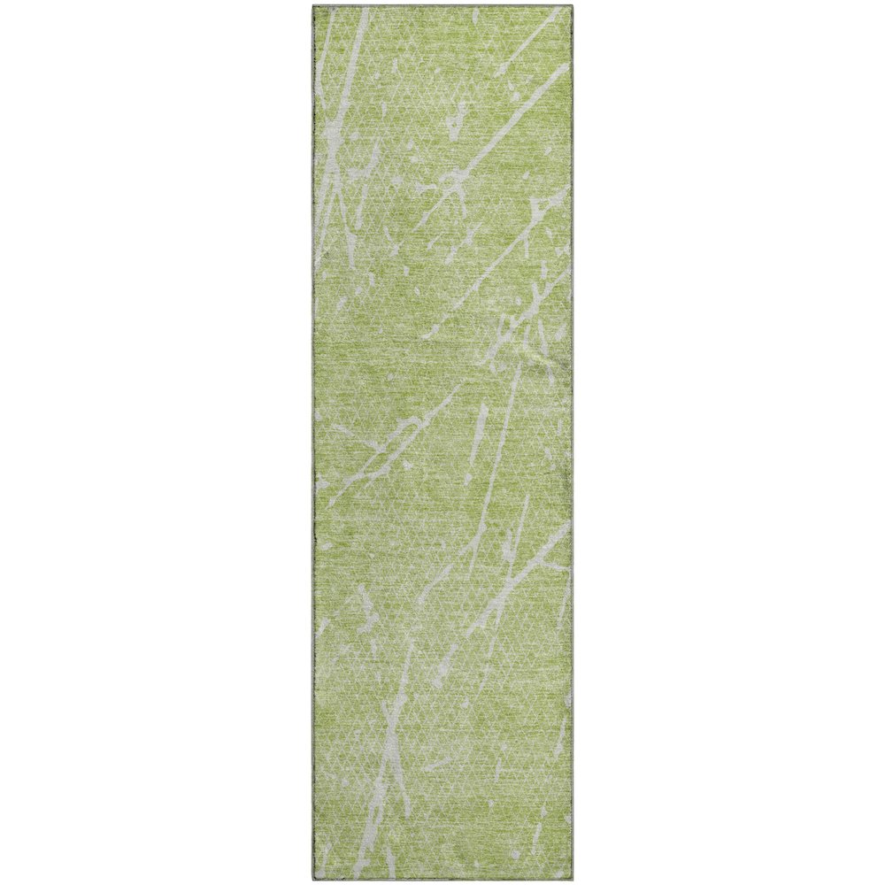 Premium Machine Washable Mayfield  Aloe 2'3" x 7'6" Runner Rug