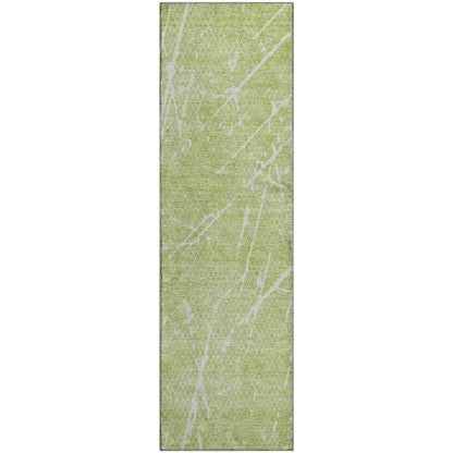 Premium Machine Washable Mayfield  Aloe 2'3" x 7'6" Runner Rug