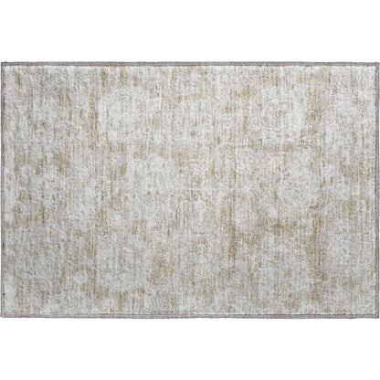 Premium Machine Washable Mayfield  Beige 1'8" x 2'6" Rug