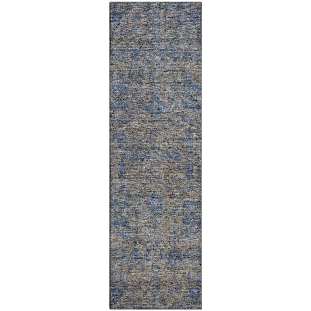 Premium Machine Washable Mayfield  Khaki 2'3" x 7'6" Runner Rug