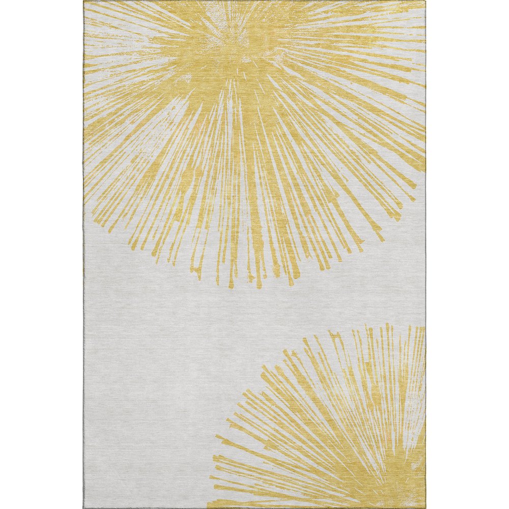 Premium Machine Washable Mayfield  Gold 2'6" x 3'10" Rug