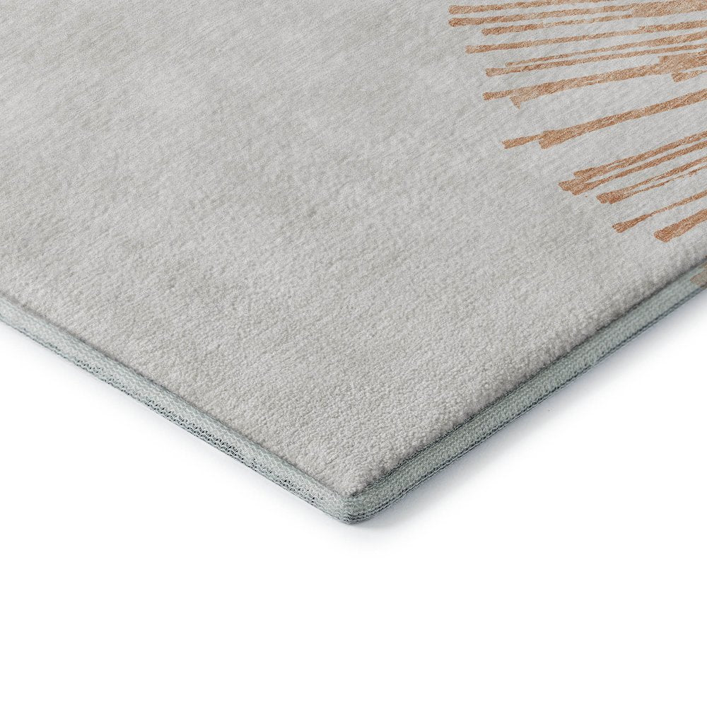Premium Machine Washable Mayfield  Salmon 1'8" x 2'6" Rug