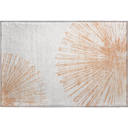 Premium Machine Washable Mayfield  Salmon 1'8" x 2'6" Rug