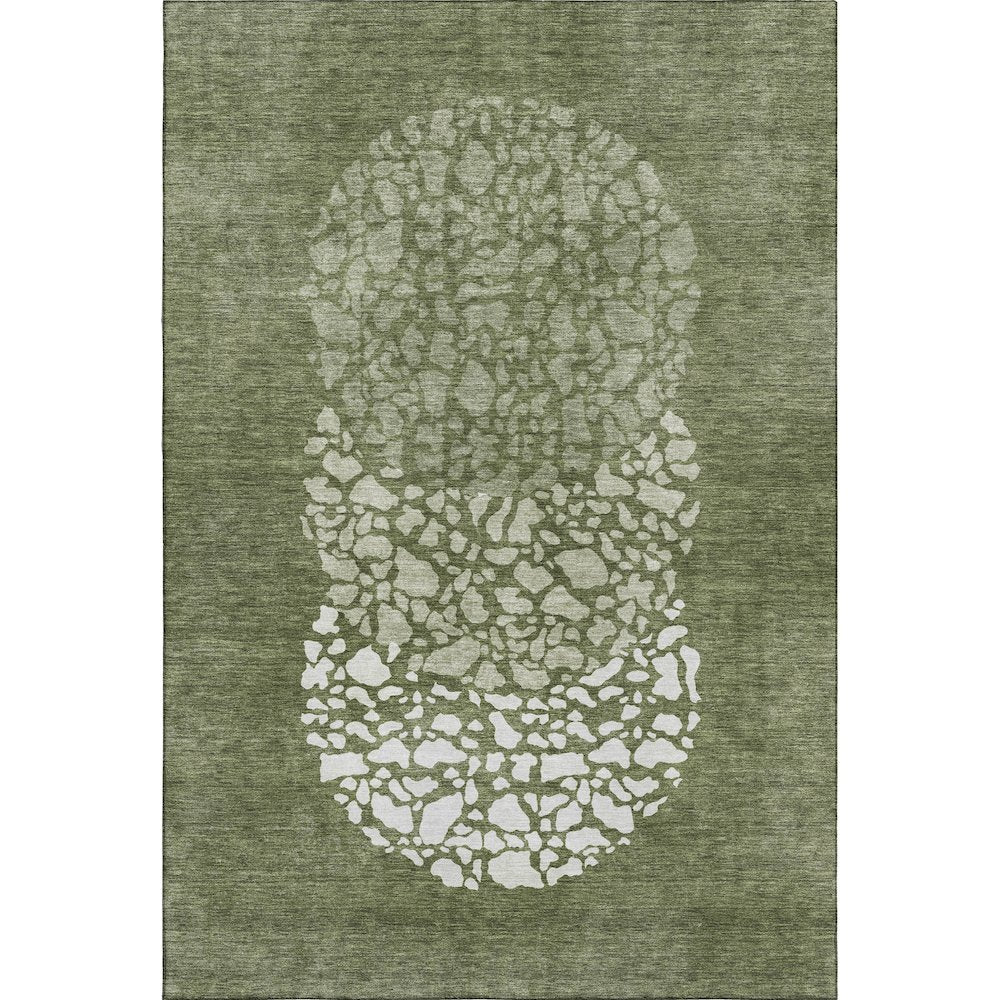 Premium Machine Washable Mayfield  Olive 2'6" x 3'10" Rug