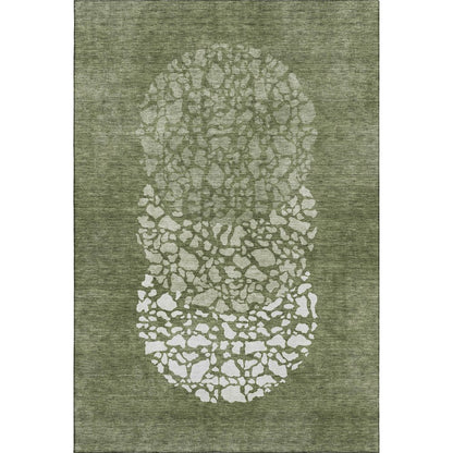 Premium Machine Washable Mayfield  Olive 2'6" x 3'10" Rug