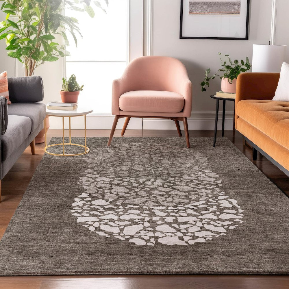 Premium Machine Washable Mayfield  Taupe 2'6" x 3'10" Rug