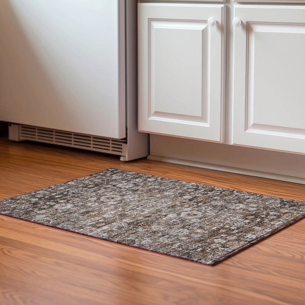 Premium Machine Washable Mayfield  Fudge 1'8" x 2'6" Rug