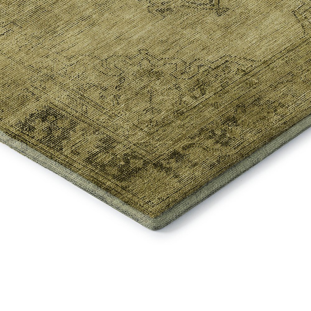 Premium Machine Washable Mayfield AMF658 Gold 1'8" x 2'6" Rug