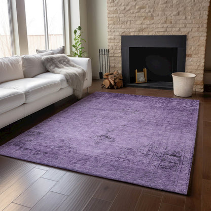 Premium Machine Washable Mayfield AMF658 Purple 2'6" x 3'10" Rug