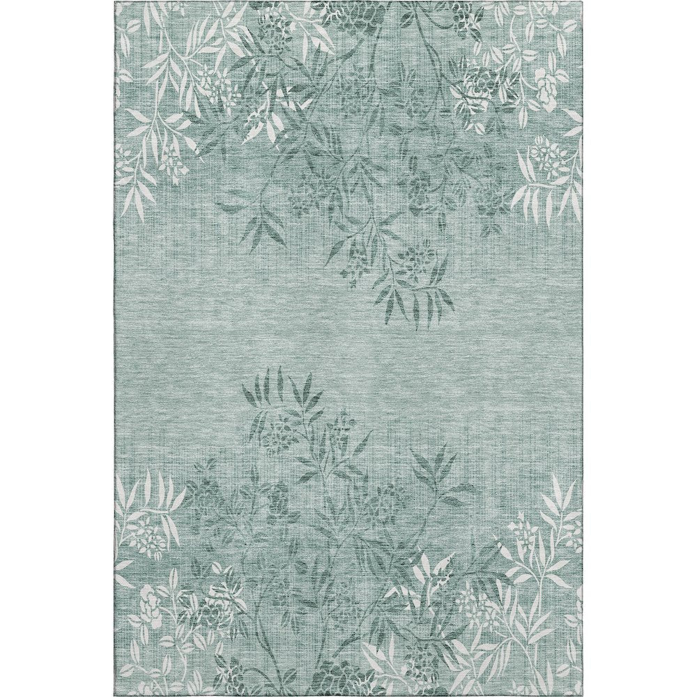 Premium Machine Washable Mayfield AMF673 Sage 2'6" x 3'10" Rug