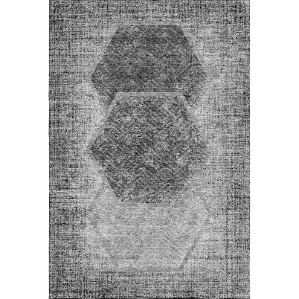 Premium Machine Washable Mayfield AMF679 Gray 2'6" x 3'10" Rug