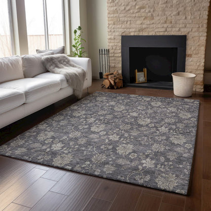 Premium Machine Washable Mayfield AMF680 Taupe 2'6" x 3'10" Rug