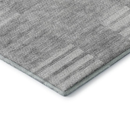 Premium Machine Washable Mayfield AMF686 Silver 1'8" x 2'6" Rug