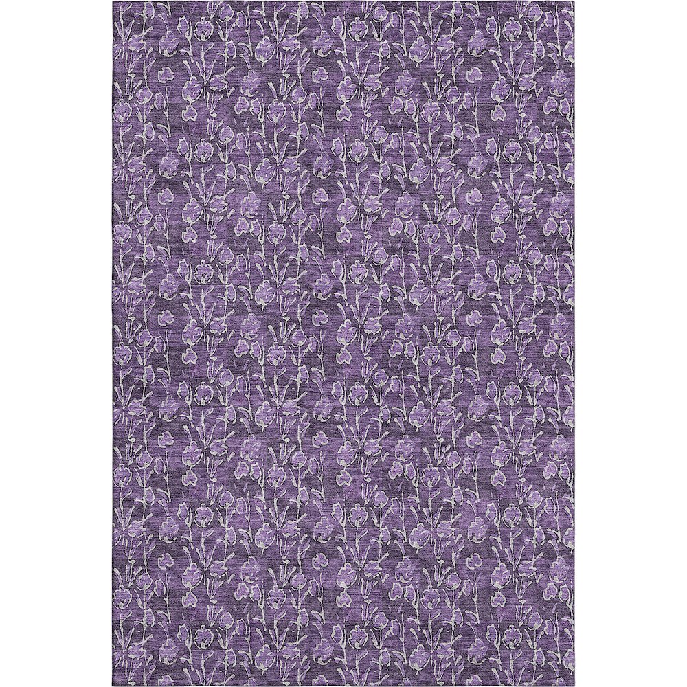 Premium Machine Washable Mayfield AMF692 Purple 2'6" x 3'10" Rug