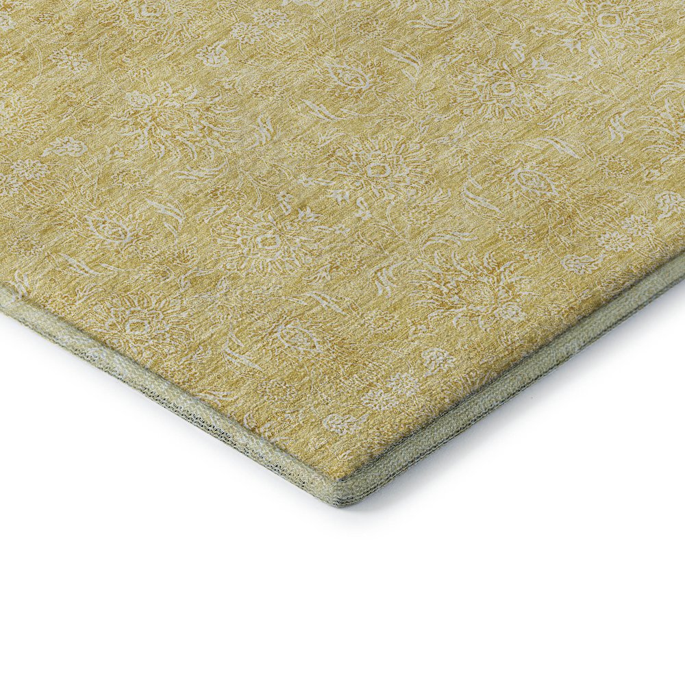 Premium Machine Washable Mayfield AMF703 Honey 1'8" x 2'6" Rug