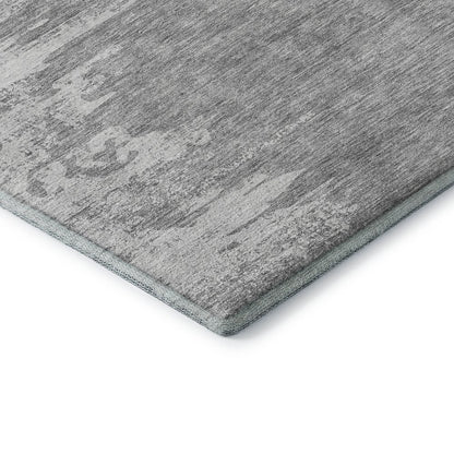 Premium Machine Washable Mayfield AMF705 Silver 1'8" x 2'6" Rug
