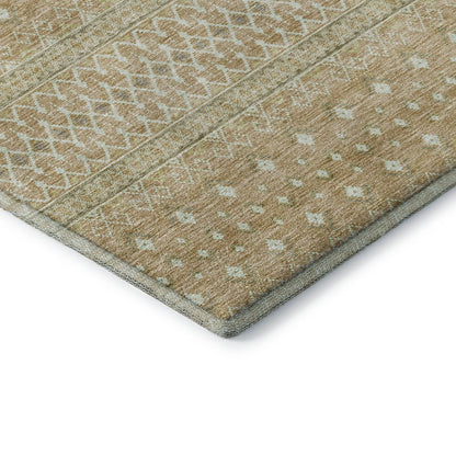 Premium Machine Washable Mayfield AMF709 Copper 1'8" x 2'6" Rug
