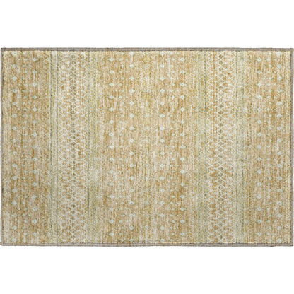 Premium Machine Washable Mayfield AMF709 Copper 1'8" x 2'6" Rug