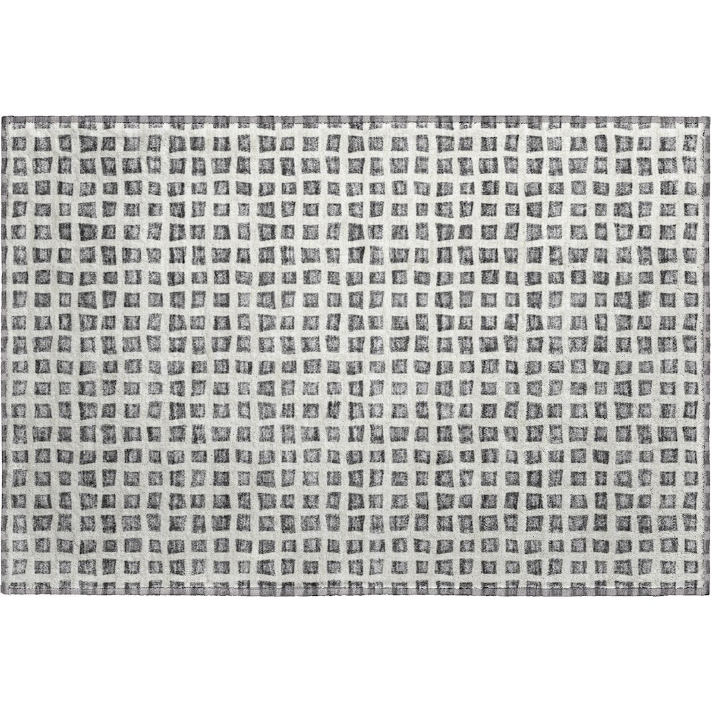 Premium Machine Washable Mayfield AMF727 Gray 1'8" x 2'6" Rug