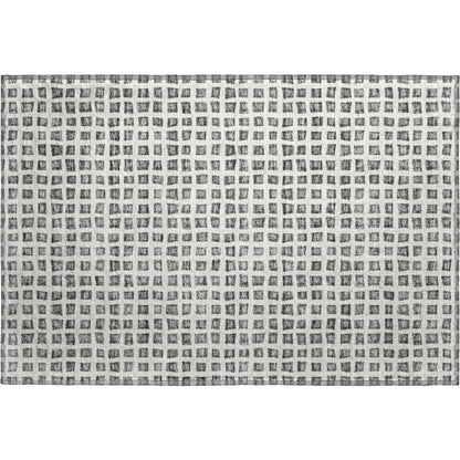 Premium Machine Washable Mayfield AMF727 Gray 1'8" x 2'6" Rug