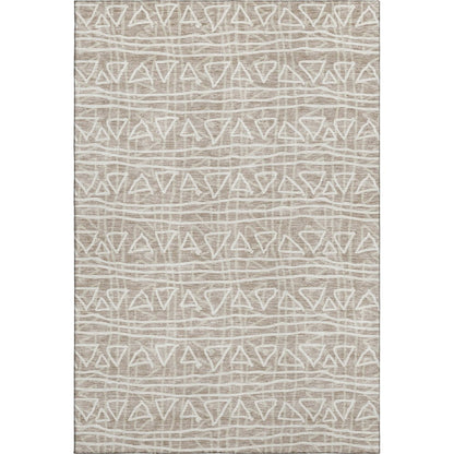 Premium Machine Washable Mayfield AMF730 Taupe 2'6" x 3'10" Rug