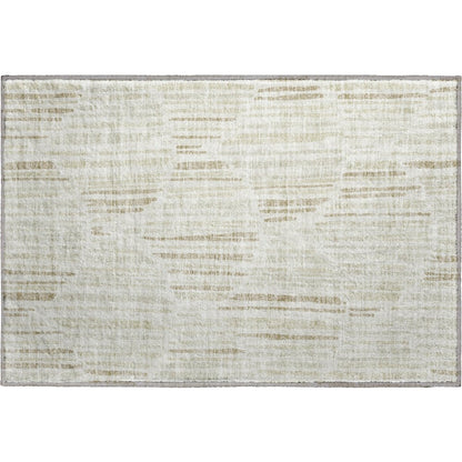 Premium Machine Washable Mayfield AMF739 Ivory 1'8" x 2'6" Rug