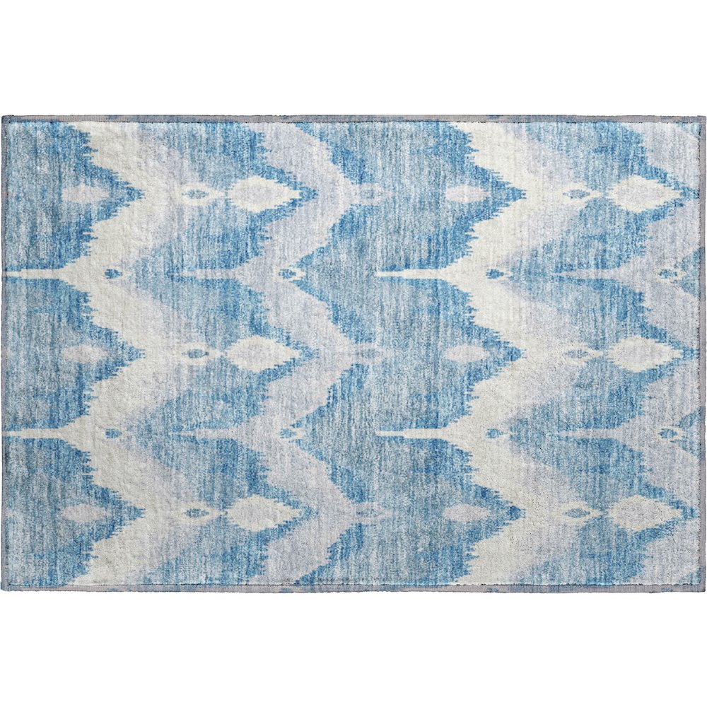 Premium Machine Washable Mayfield AMF743 Denim 1'8" x 2'6" Rug