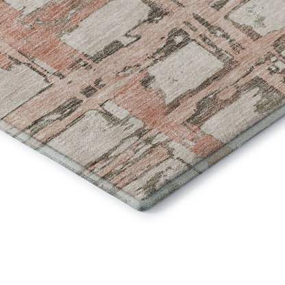 Premium Machine Washable Mayfield AMF745 Pink 1'8" x 2'6" Rug