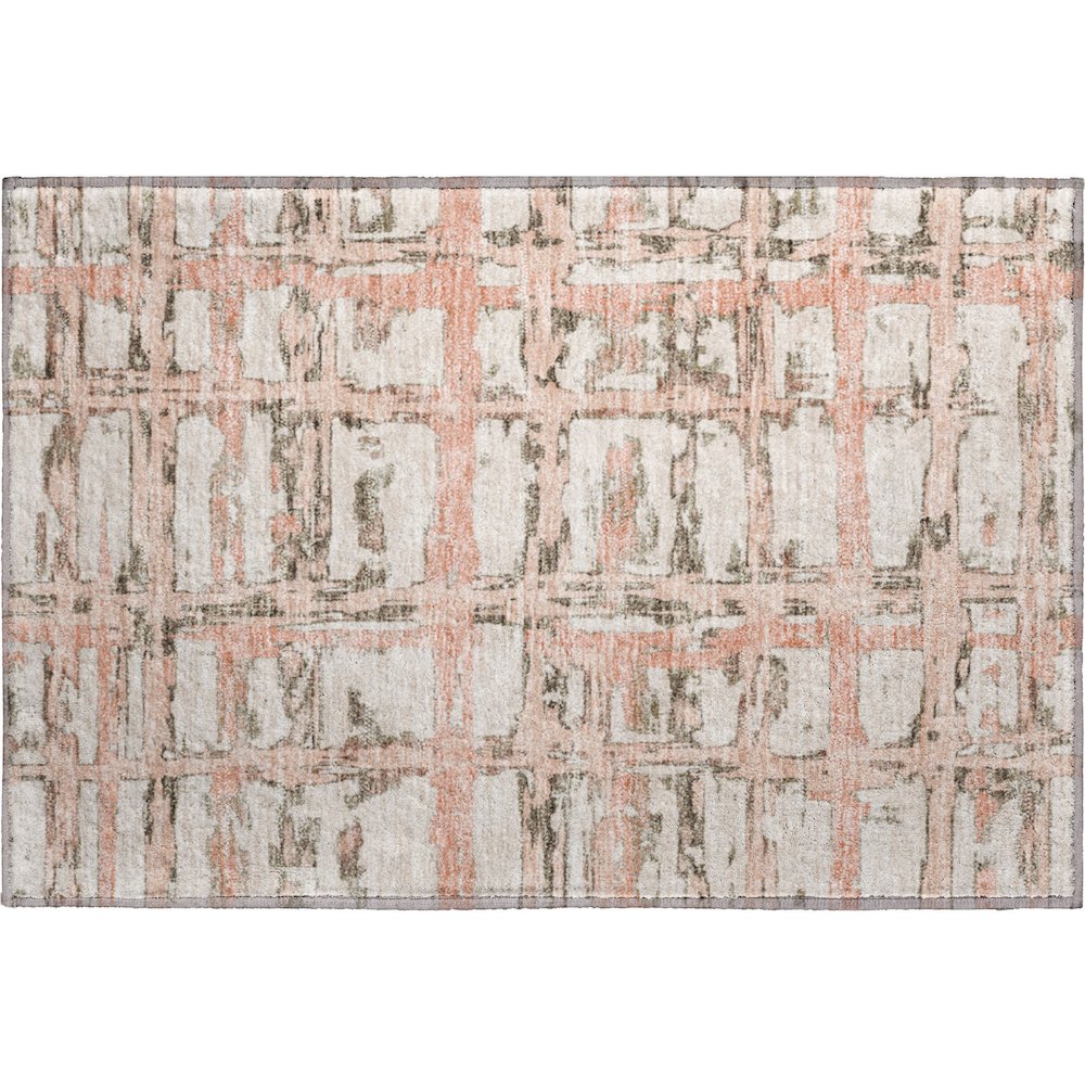 Premium Machine Washable Mayfield AMF745 Pink 1'8" x 2'6" Rug