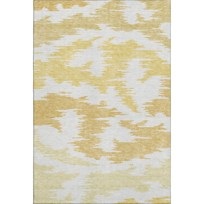 Premium Machine Washable Mayfield AMF746 Gold 2'6" x 3'10" Rug