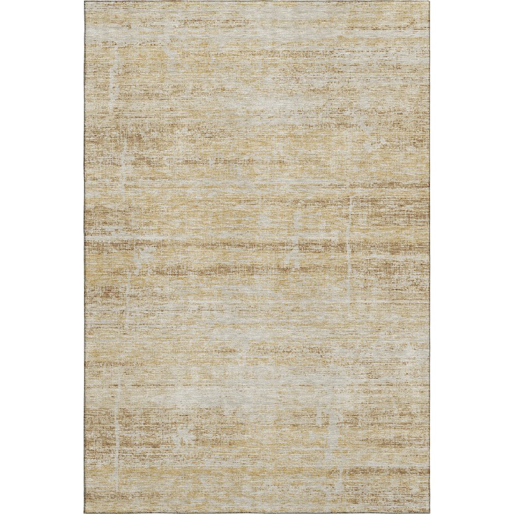Premium Machine Washable Mayfield AMF747 Gold 2'6" x 3'10" Rug