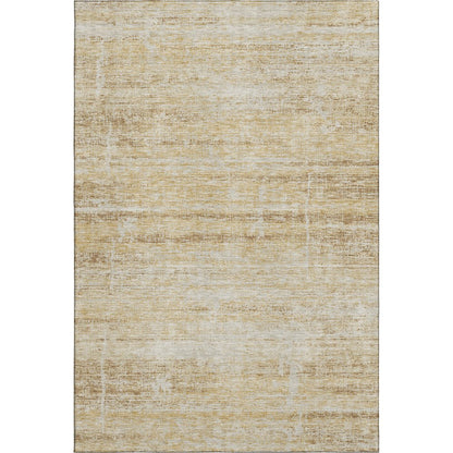 Premium Machine Washable Mayfield AMF747 Gold 2'6" x 3'10" Rug
